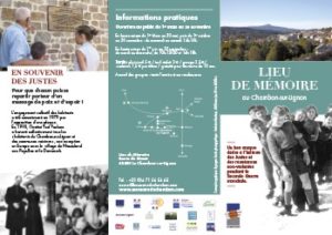 Dépliant du Lieu de Mémoire